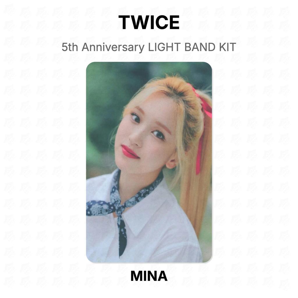 TWICE 5th Anniversary LIGHT BAND KIT Official Photocard