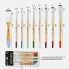 9Pcs Beginner Brush Set Nylon Hair For Canvas Watercolor Acrylic Oil Painting Artist Painting Tools Art Supplies
