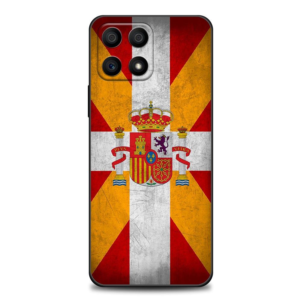 ESPANA Spanish Spain Flag Phone Case For Honor 50 30 10 Lite 30i 20 20e 9A 9C 9X Pro 8X Nava 8i 9 Y60 Cover Soft Silicone Cases