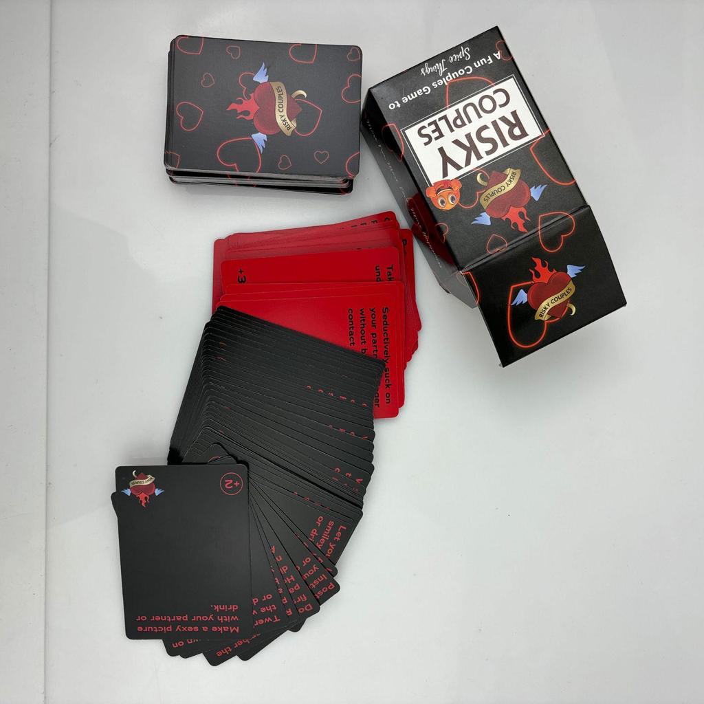 Risk Couple Game: Deep Love Conversation Cards - English Version