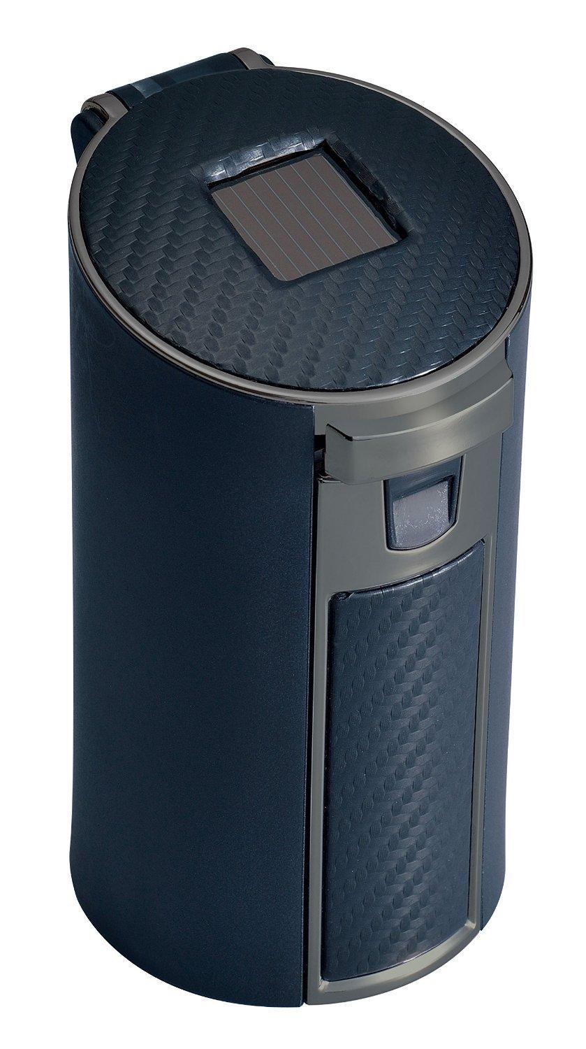 

SEIWA Rakuste Solar Пепельница-подстаканник для автомобиля, черный карбон, с пепельницей W850, стиль, светодиодная подсветка,