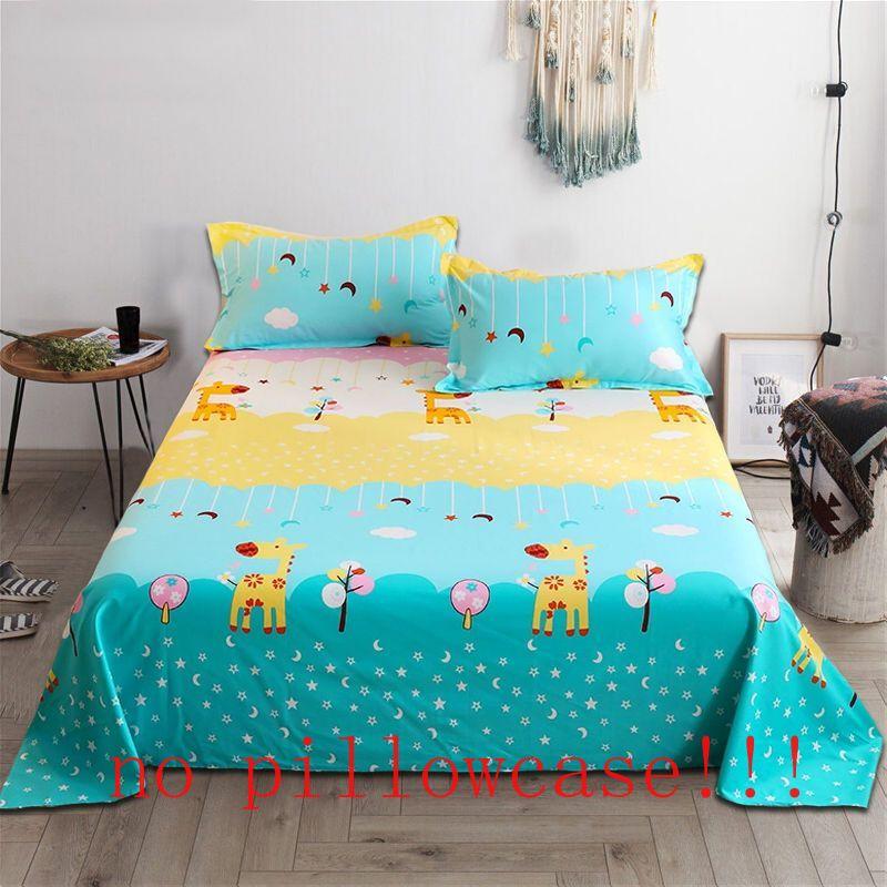 Flat Sheets Thicken Washable Household Household Breathable Comfortable Bedding Luxury Bed Cover Bedroom King Queen Size Home