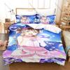 Soft Polyester Microfiber Kotori Minami sweet fashion bird idol themed 3PCS Bedding 1 Duvet Cover + 2 Pillowcases All Season