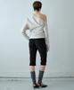 Simeteuligpeosenteu Striped Unbalance Top / White