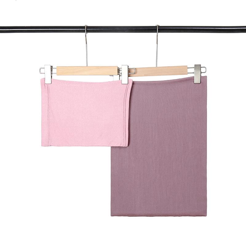 

2Pcs Set Rayon Cotton Modal Hijab With Inner Cap Plain Scarf Shawls Big Size Headscarf Islamic Turban Ramadan Hijabs For Women