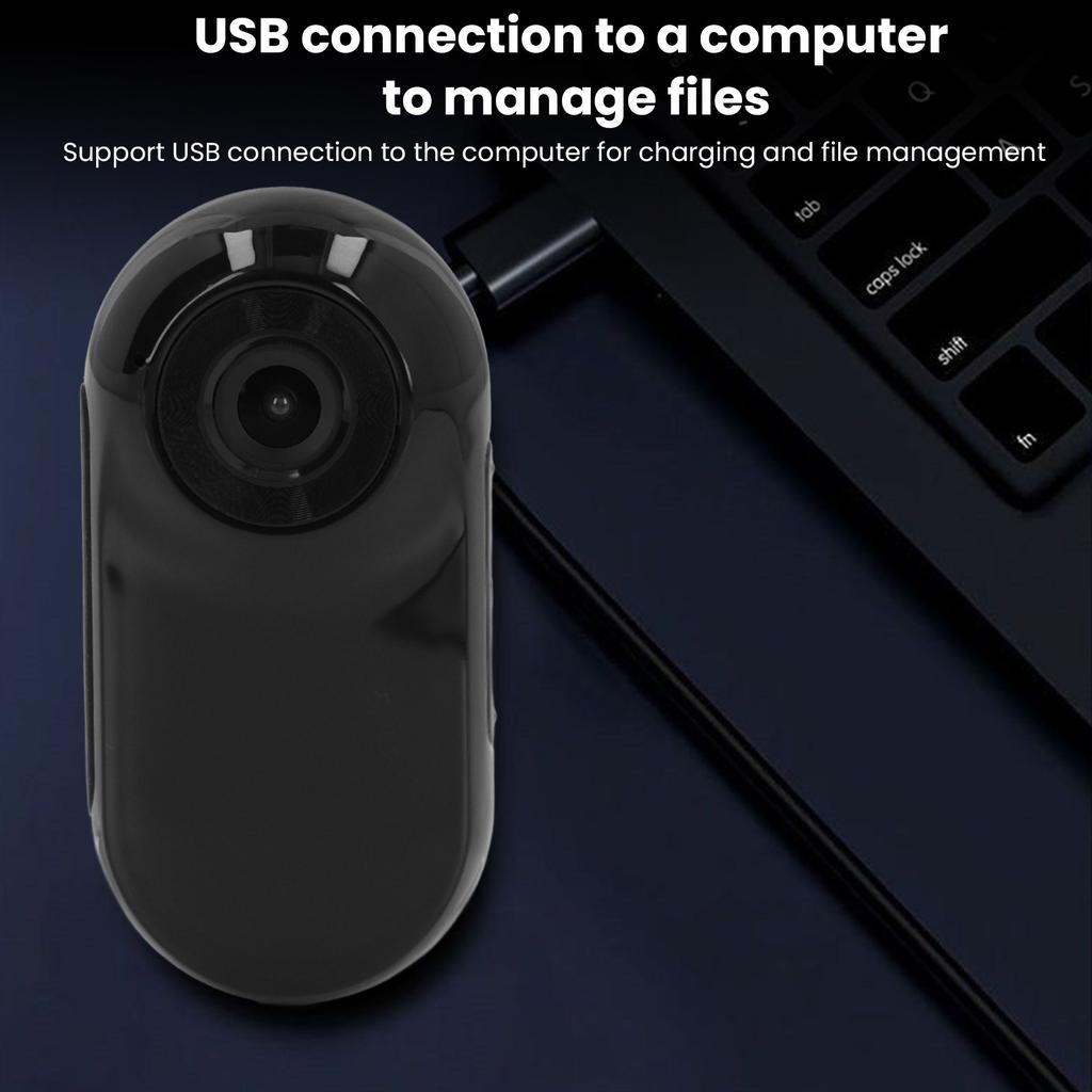 Cameră video portabilă de înaltă definiție pentru zgardă pentru animale de companie, tracker pentru câini, acțiune sport, cameră video pentru pisici