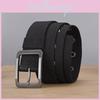 Durable Canvas Belt For Men With Electroplated Zinc Alloy Buckle And Casual Style For Office Use