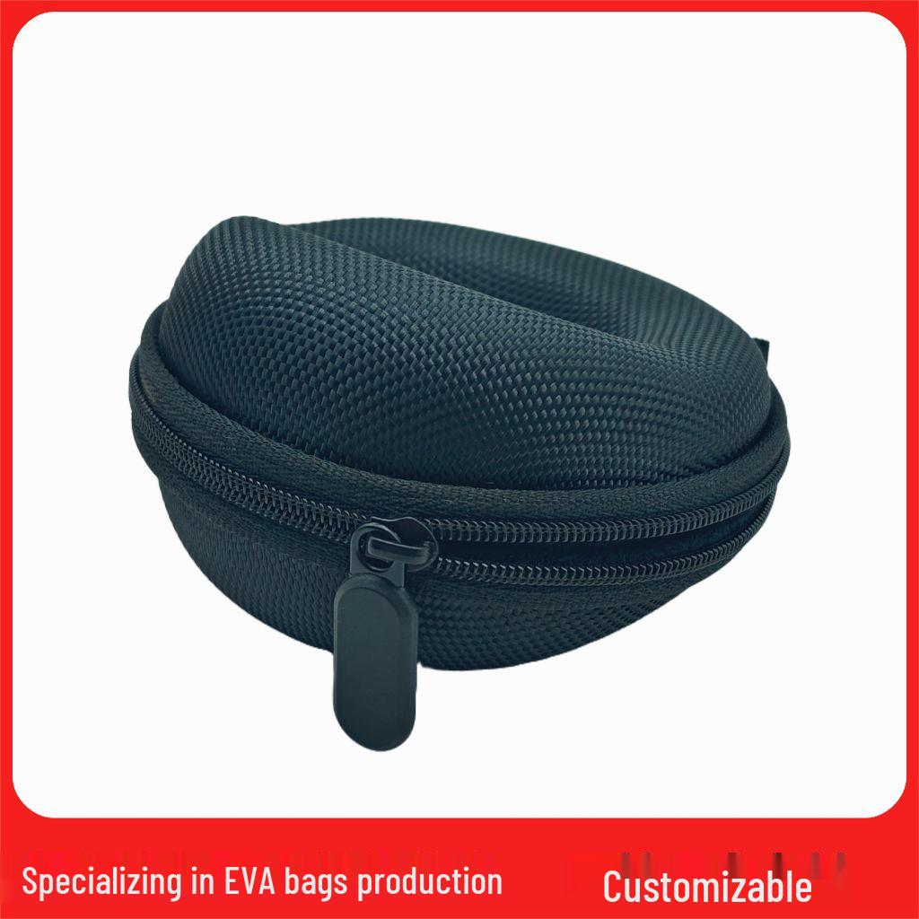 Portable Black Round Smart Watch Protective Case - Anti-Scratch & Anti-Pressure