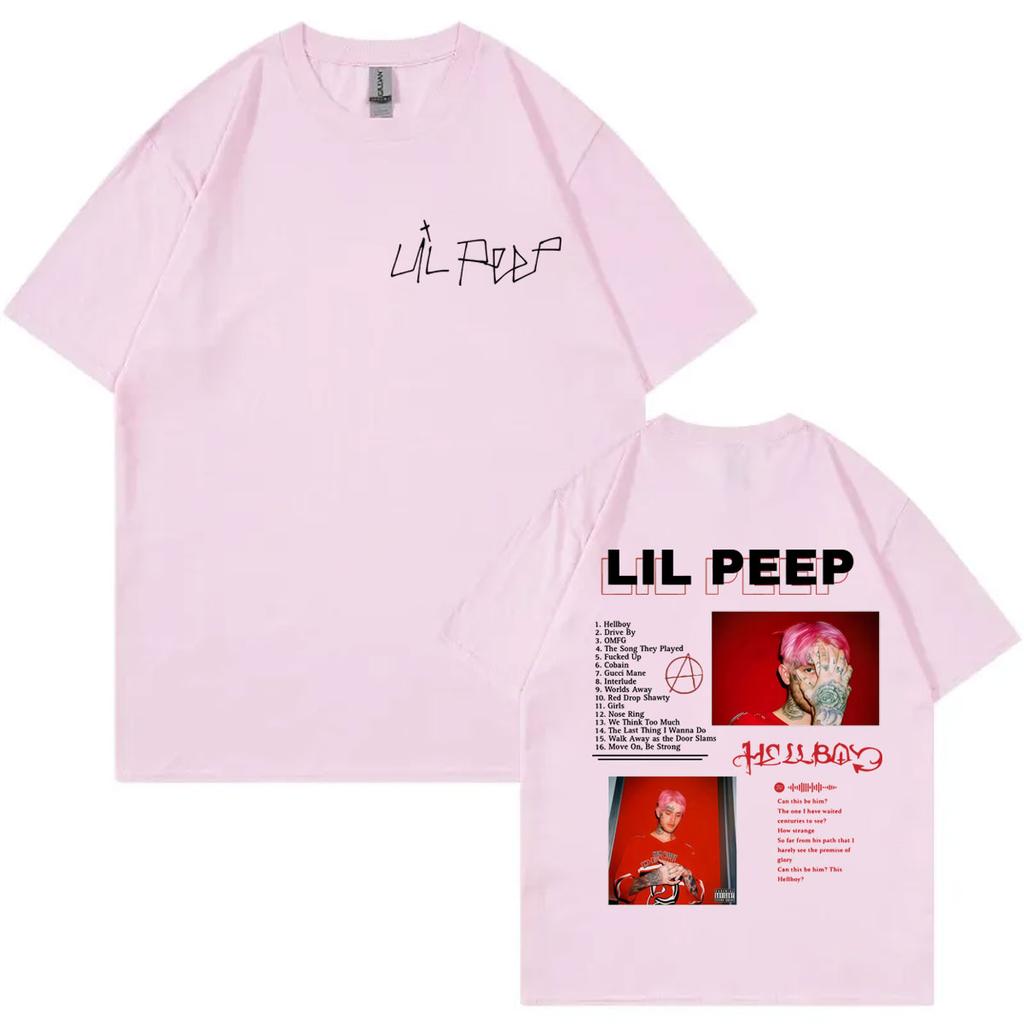 Rapper Lil Peep Album Merch Tshirt Men Women Clothing Harajuku Hip Hop Short Sleeve Tshirts Fashion Casual Oversized T Shirts