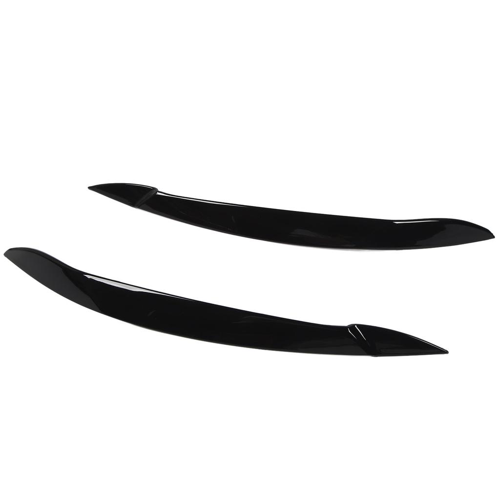 1 Pair Hdlight Eyebrow Left Right Fade Proof Front Hdlight Eyelid Trim for X5 E70 2008 to 2013