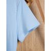 New Sweet Style Denim with Pearl Bow Print Short Sleeves and Round Neck T Women's T Shirt Suitable for Casual Outings In Spring and Summer Niche