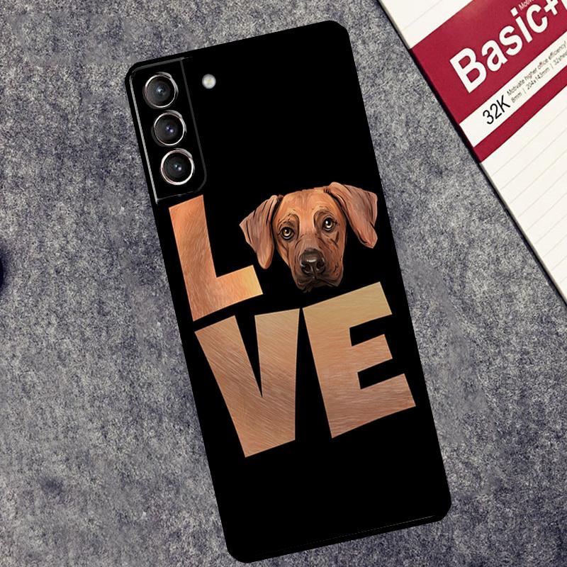 Rhodesian Ridgeback Hund Hülle Für Samsung Galaxy S25 S26 Ultra S20 S21 S22 S23 S10 Plus S25 FE S24 Ultra Hülle Coque