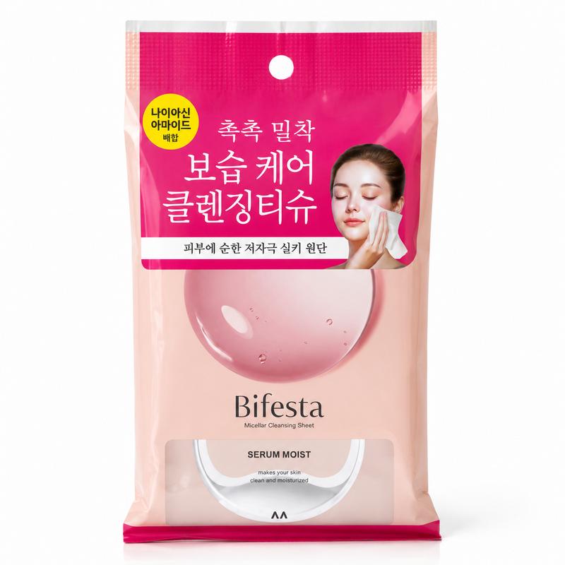 Bifesta Micellar Cleansing Sheet Moist 46 Sheets 3 pcs