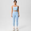 New Cloud Inspired Camisole Vest, Sports Bra, Yoga Suit Set, Quick Drying, Tight Fitting, Running, Leisure And Fitness Two-Piece Set For Women