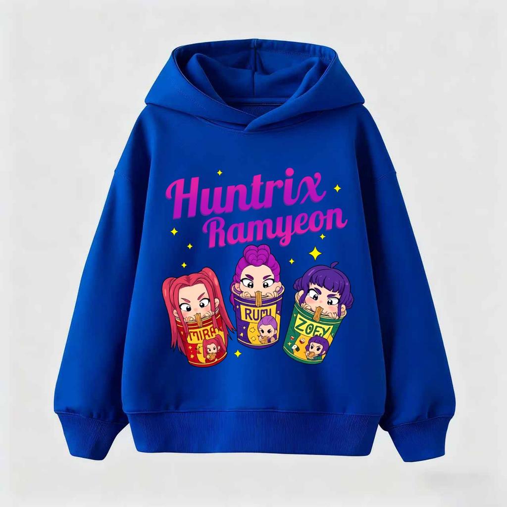 Movie New Kids K-Pop Demon Hunters Hooded Tops Toddler Girl Clothes KPop Demon Hunters Hoodie Girls Fashion Sweatshirt