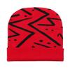 Autumn and winter new wool hat women's casual versatile cute colored love jacquard knitted hat couple