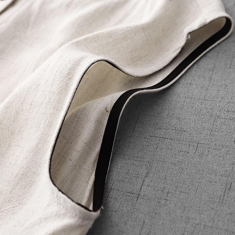 Crew neck sleeveless cotton vest dress women's 2025 summer new loose and thin solid color temperament medium and long skirt