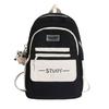 Schoolbag Schoolbag Female Junior High School Student High School Student Korean Version College Student Girl Backpack Simple Middle School Student 