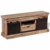 VidaXL TV Cabinet with 2 Sliding Doors Solid Mango Wood