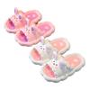 New children's summer slippers for girls, cartoon rabbit design, non-slip soft-soled home sandals for boys and girls