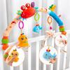 Infant Stroller Attachment With Sound And Visual Stimulation For Baby Engagement