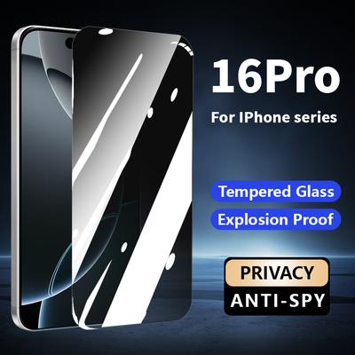 Privacy Anti Spy Tempered Glass for iPhone 11 12 13 Mini 14 15 16 Pro Max X XR XS XS Max SE 2020 6 6s 7 8 Plus Screen Protector Film