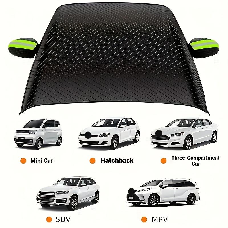 Durable Oxford Fabric Windshield Cover with UV Protection & Snow Shield, Easy Install & Durable for Winter Driving, Snowy Road Safety, Flexible Design