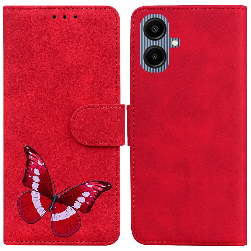 For Samsung Galaxy A07 5G/A07 4G/A06 4G/A06 5G Stand Case PU Leather Phone Cover Butterfly Printed