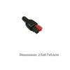 For Anderson Styles Connector 30AMP Plug Rubber Black UPS Power Plug 600V Photovoltaic Systems High Current Connector