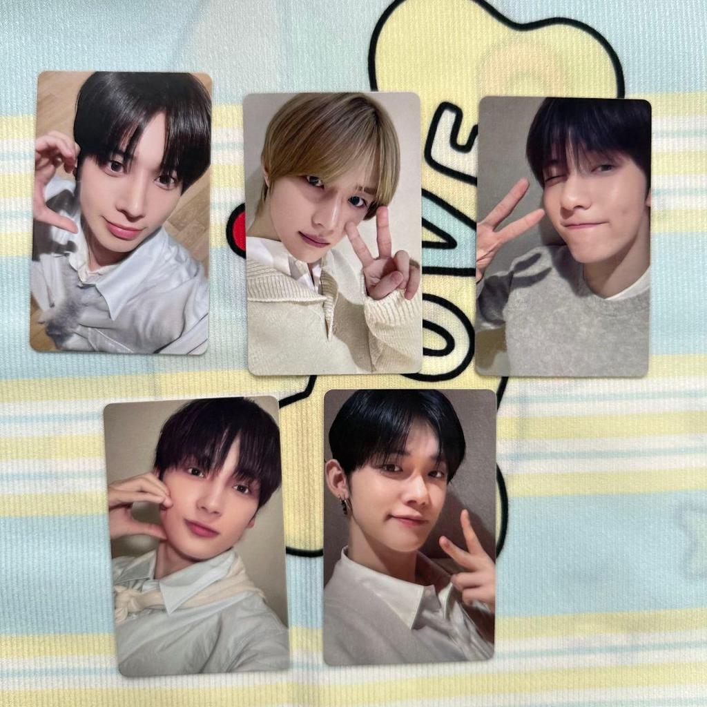 [USED] TXT Referral Campaign Bonus Trading Cards FC New Membership 5 Cards