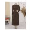 Asymmetrical Crepe Dress With Aller Front And Skirt