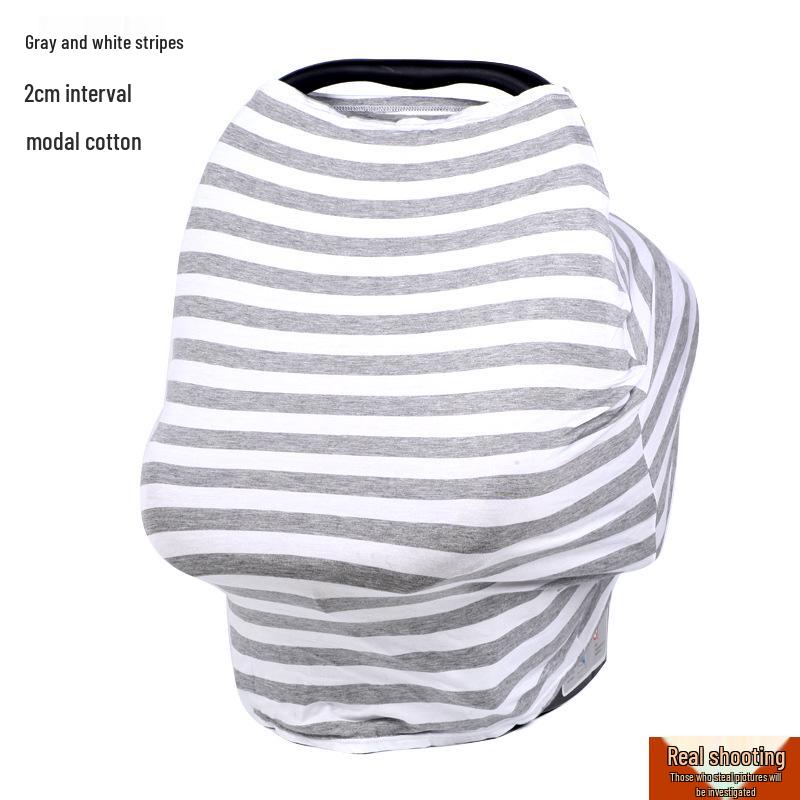 Nursing Cover & Scarf: Anti-Exposure Breastfeeding, Stroller & Shopping Cart Cover.