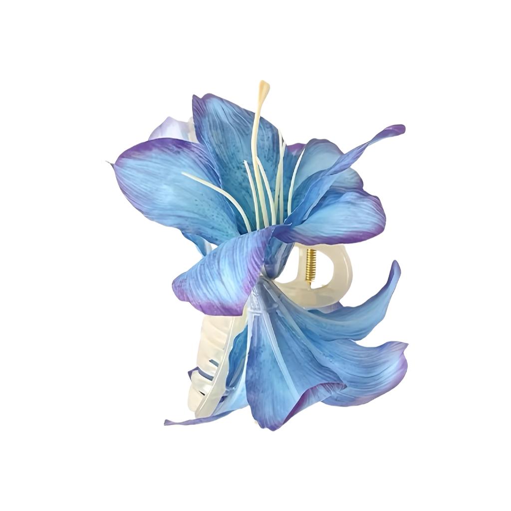 Pince à Cheveux Fleur Beau Design Floral Pince Crabe pour Femmes Accessoires Cheveux Tendance Décoration Fleur Outil de Coiffure