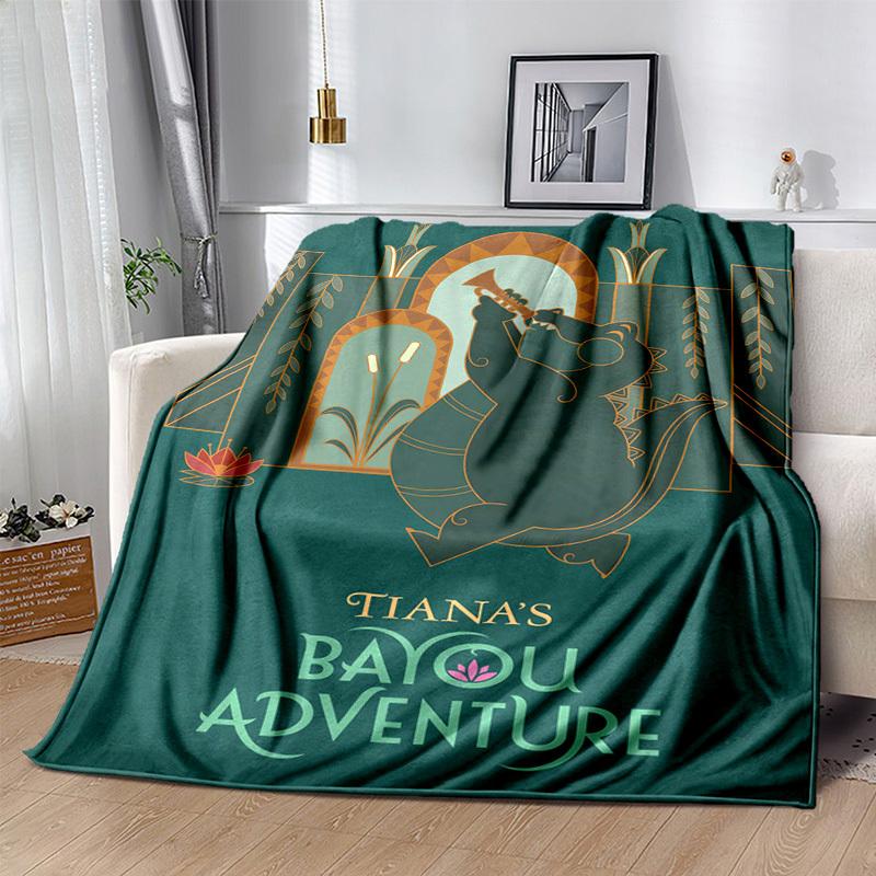 1pc, Tiana s Bayou Adventure Home Decor Blanket: Perfect Gift for Bedroom, Living Room, Travel, Camping, Car 80x120cm