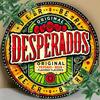 Placa de Metal Alumínio Vintage Desperados x Arte de Parede Decoração de Bar