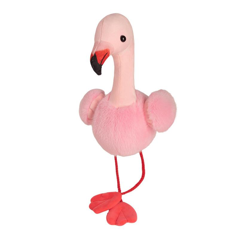 Pink Flamingo Plush Toy With Soft Short Pile Fabric For Kids And Adults