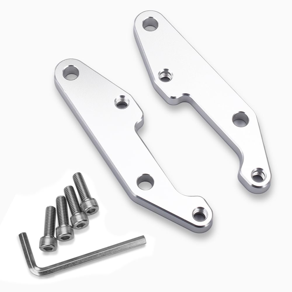 

LEDISHUN Back Step Adjuster Step Offset Plate for Honda CBR650R CB650R 2019-2025 (Silver) серебряный