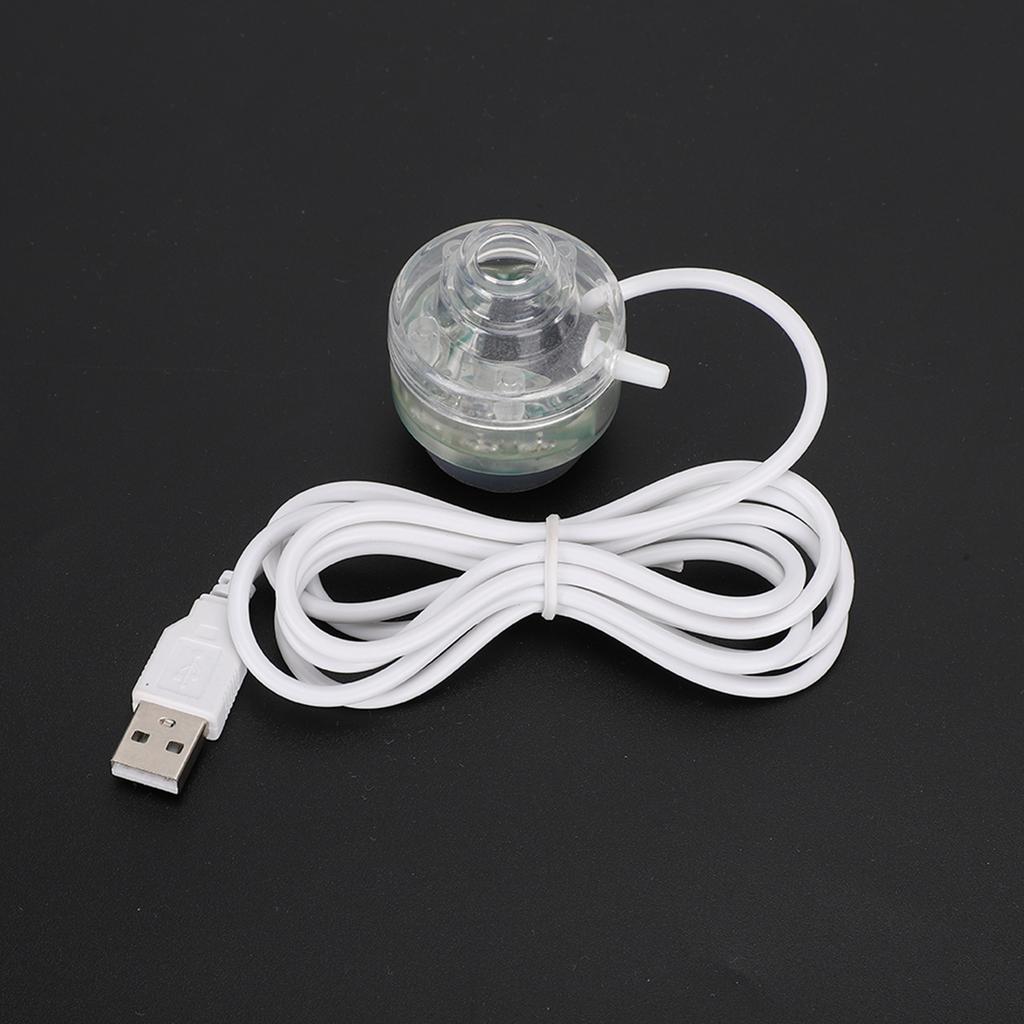Fish Tank LED Bubble Light Colorful Waterproof Lamp Aquarium Accessories