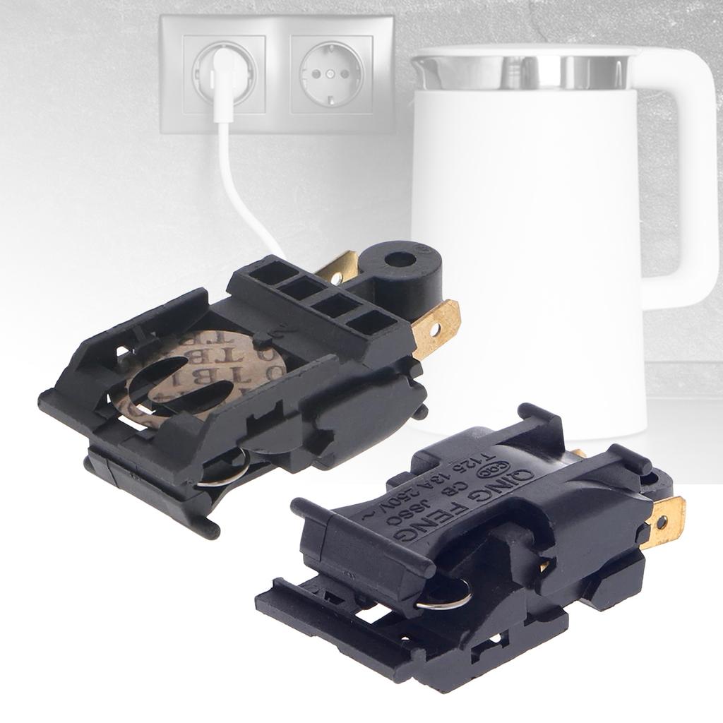 2pcs Electric Kettle Thermostat Switches 13A/16A 250V ABS Switches Automatic Shut Off for Kitchen Safety & Efficiency