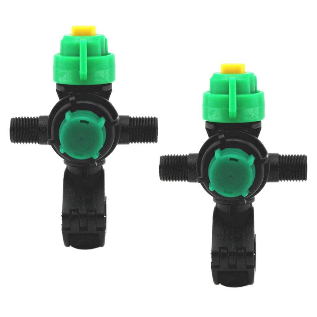 2pack Plastic Sprayer Attachments 6 Pin Clamps Interfaces 25 Nozzle Holes Enhances Mists Distribution System