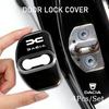 4Pcs Car Door Lock Cover Stainless Steel Protection Accessories For Dacia Duster Logan Sandero Stepway Dokker Lodgy MCV 2019
