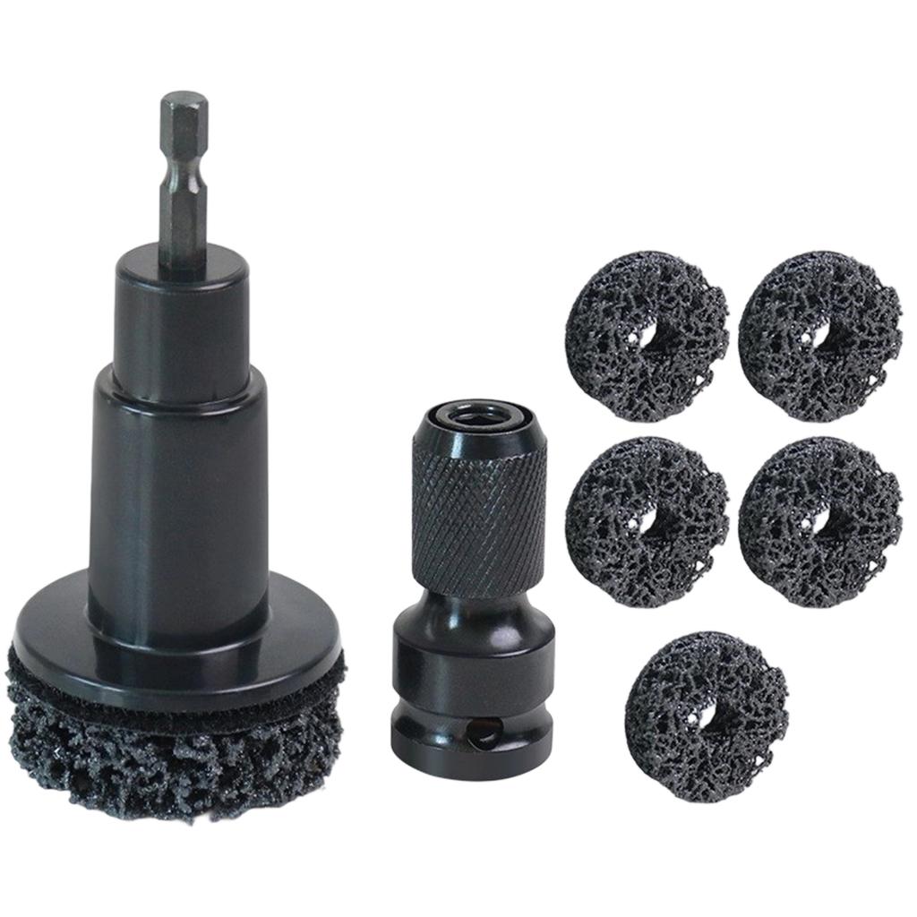Wheel Hub Resurfacing 1/2 Inch Hex Drive Automotive Repair Tool Simple to Operate for Brake Surface & Stud Cleaning