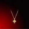 Vajra Cross Pendant: S925 Silver, Ancient Craftsmanship, High-End Versatile Luxury Necklace