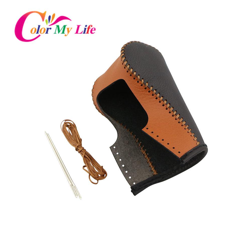 Leather AT Car Shift Knob Protection Cover for Jeep Renegade 2015 - 2025 Accessories Gear Head Shift Collars
