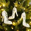 Xmas Tree Pendants Snowflake Angel Deer Hanging Ornaments Christmas Decorations For Home Xmas 2025 Navidad New Year Party