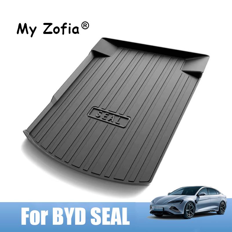 Car Front Rear Trunk Mats For BYD Seal EV 2023 2024 2025 Trunk Mat Waterproof Non-slip Pad Dustproof Storage Pads Accessories