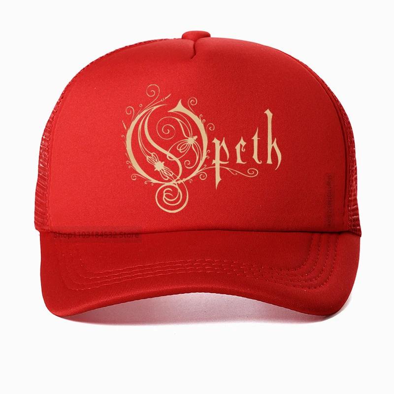 Vintage Progressive Death Metal Band Printed hat for Unisex Women Fashion Opeth Band Baseball cap Summer 100 Cotton Snapback hats Adjustable