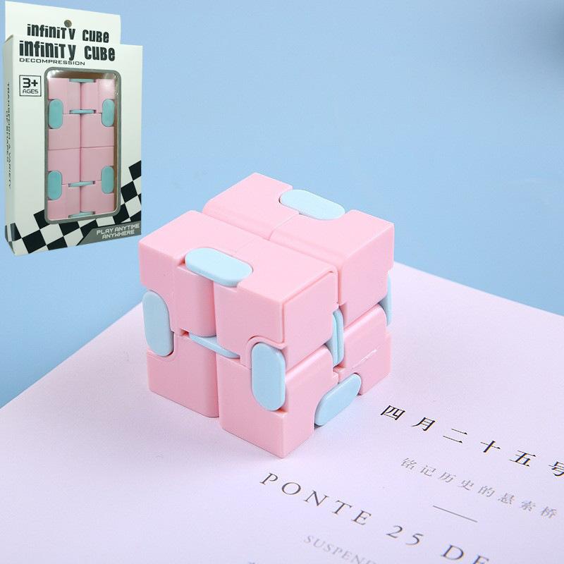 

Interactive Finger Rubiks Cube Mindbending Fun Skill Building Material Plastic StyleF