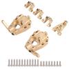 RC Steering Cups Brass High Strength RC Car Steering Cups Tie Rod Mount Set RC Accessory for Traxxas TRX4 1/10