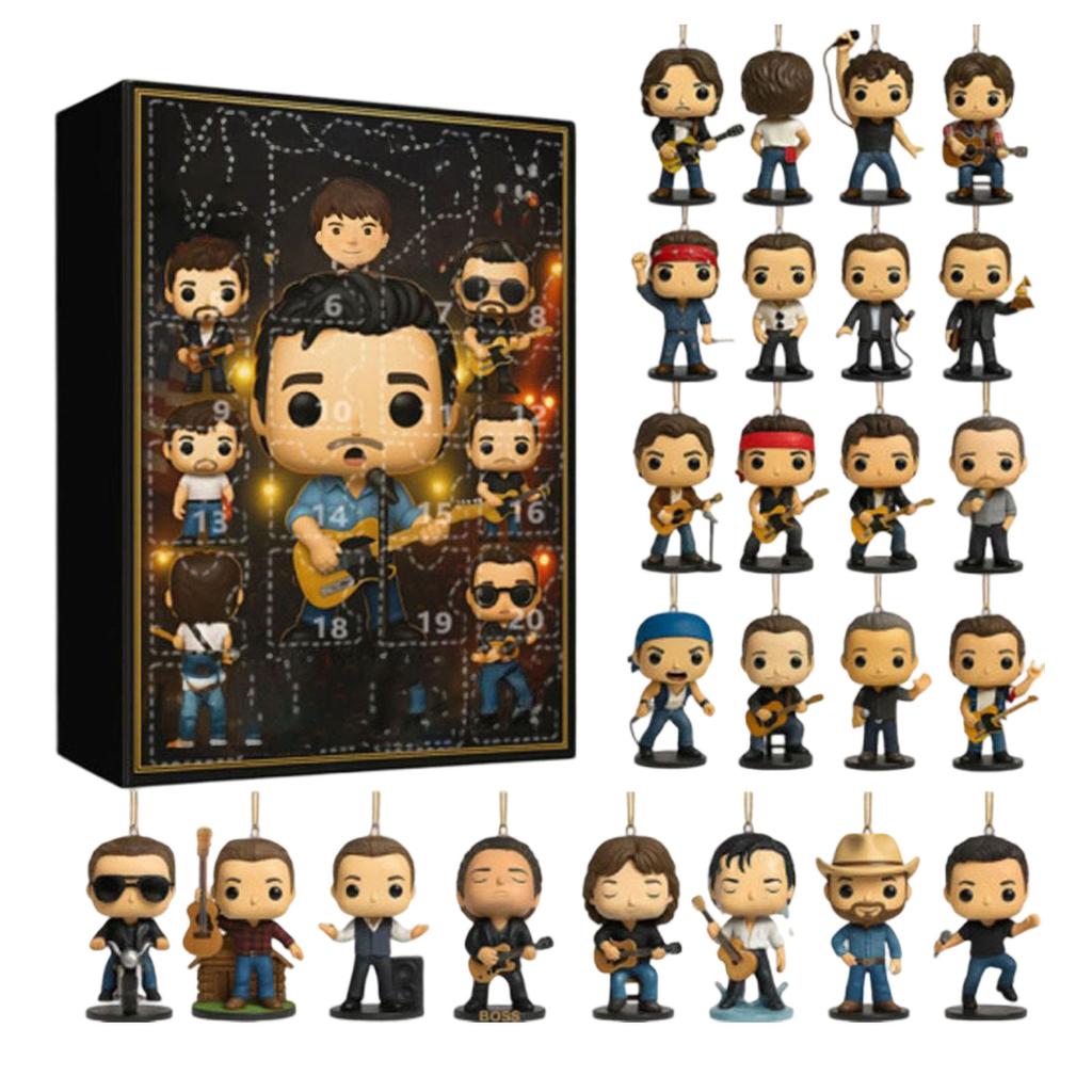 2D Advent Calendar Box, Christmas Countdown Calendar, 24 Day Christmas Advent Calendar, Christmas Tree Decoration